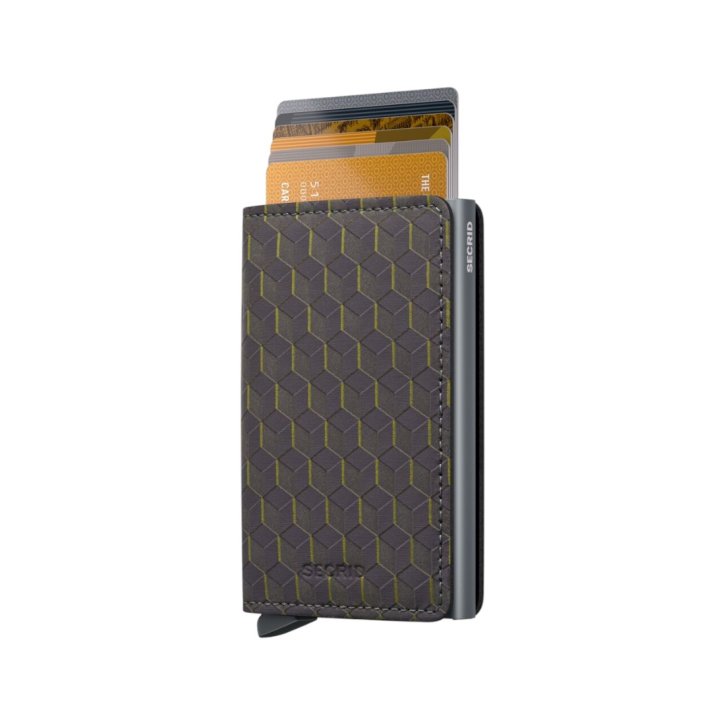 Secrid Slimwallet optical grey yellow
